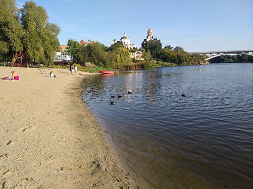 September beach in Bila Tserkva