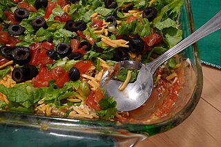 <span class="mw-page-title-main">Seven-layer dip</span> American appetizer