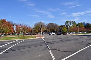 Seward Square in Southeast Washington, D.C. as seen from the intersection of North Carolina and Pennsylvania Avenues. Seward Square.jpg