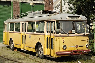 A Skoda 9Tr, in service in Bergen from 1973 to 1986. Skoda 9tr i Bergen, Norway.JPG