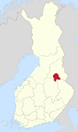 Location of Sotkamo in Finland