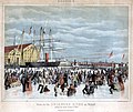 Thumbnail for File:Souvenir of the coldest winter on record. Scene on the Delaware River at Philada. during the severe winter of 1856. (4624477353).jpg