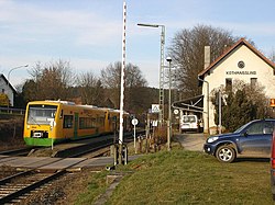 Stadler Regio-Shuttle RS1 motorvonat> Kothmaissling közelében
