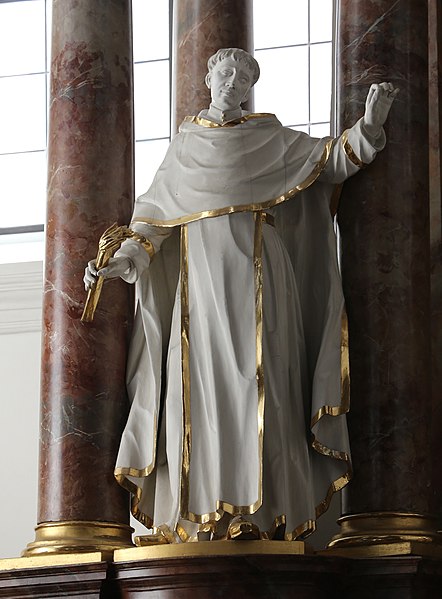 File:Statue am 2. Seitenaltar rechts Hl. Veit Zell am Ziller-1.jpg