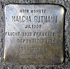 Stolperstein Raumerstr 21 (Prenz) Malcha Gutmann.jpg