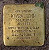 Stolperstein Sybelstr 6 (Charl) Klara Donn.jpg