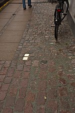 Vorschaubild für Liste der Stolpersteine im Großraum Kopenhagen