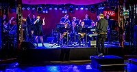 Bilder vom Zelt Musik Festival 2023 in Freiburg im Breisgau:Der Big Band Abend am 1.07.2023 im Spiegelzelt mit den Bigbands ::Chnopfi Bigband (Raymond)::BigSickBand (Sick) ::Streulichtern (Hekatron)Veranstalter ist Südwestmetall Bezirksgruppe Freiburg mi der Geschäftsführerin Iris Taut die dieses Amt von Stephan Wilken im April übernommen hat