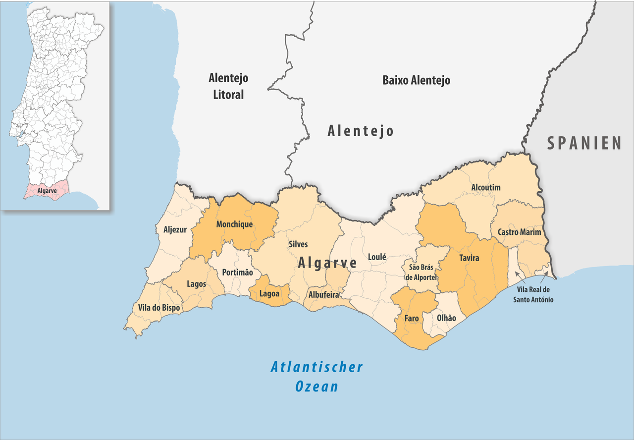 Mapa Regional Portugal Sul Algarve - Various: 9782067117198 - AbeBooks