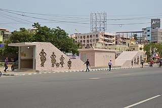 Baguiati Neighbourhood of Kolkata, India