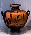 Theseus jättää Ariadnen Naksokselle. Kalpis, n. 480–470 eaa.
