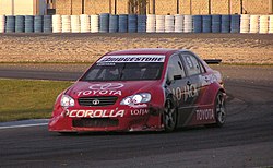 Fontanta Toyota Team Argentinan autolla.