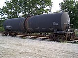 Janney Type E DoubleShelf couplers on HazMat Tank Wagon with separate Pneumatic connections