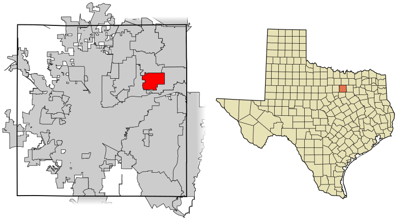 File:Tarrant County Texas Incorporated Areas Bedford highlighted.svg