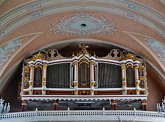 Telsiai Kathedrale St.Antonius Innen Orgel 1.JPG