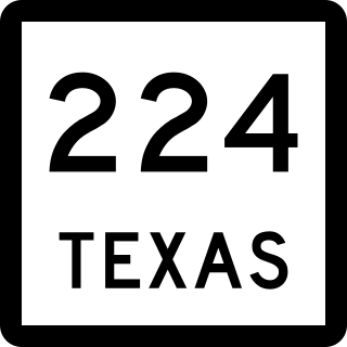 <span class="mw-page-title-main">Texas State Highway 224</span> State highway in Texas