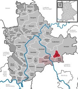 Thüngen - Localizazion