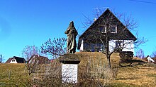 Statue du Sacré-Cœur.