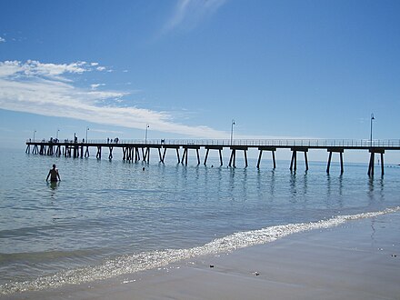 The pier at Glenelg Beach
