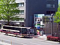 birdview with bus