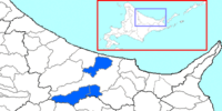 Distrito Ti Tokoro, Hokkaido: Distrito ti Hapon