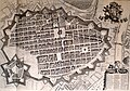 Planche de la capitale du duché de Savoie, Turin (Piémont), en 1674