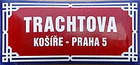 Trachtova ulice na Praze 5