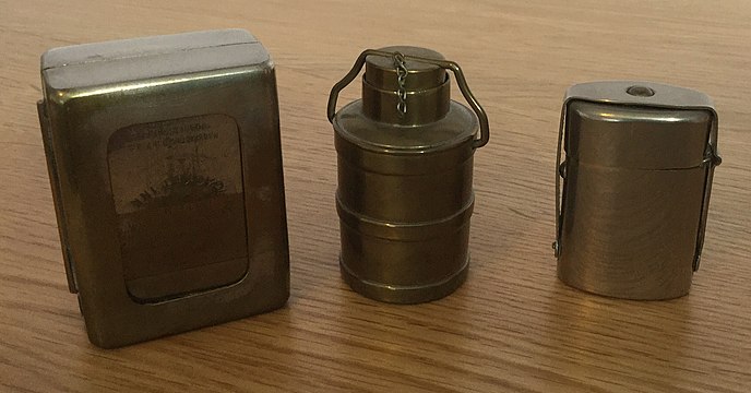 Examples of 19th century Travelling Inkwells