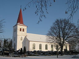 Tryde kyrka i januari 2010