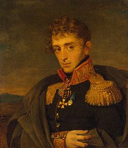 Retrato de Alexander Alekseevich Tuchkov por George Dow[1].  Galería Militar del Palacio de Invierno, Museo Estatal del Hermitage (San Petersburgo)