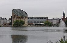 El planetario «Tycho Brahe» en Copenhague, un planetario moderno de diseño inusual.