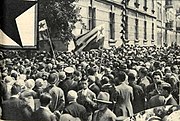 Uroczystość przemianowania ulicy w czasie XXIII Światowego Kongresu Esperantystów, 1931