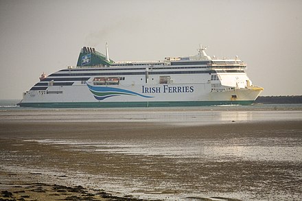 The Irish Ferries Ulysses, the world's largest ferry