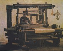 Weaver at the loom, Kröller-Müller Museum