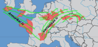 A(z) Variszkuszi-hegységrendszer lap bélyegképe