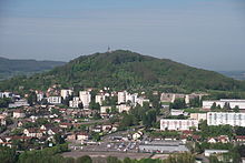 La Motte, colline surplombant Vesoul en son centre.