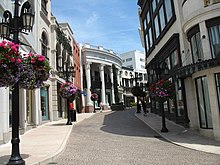 Via Rodeo (Rodeo Drive) luxury shopping street, with Beverly