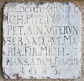 * Nomination Gravestone for Hans Adam Falckh (1683) at the porch of the main parish church Saint James the Greater, Villach, Carinthia, Austria -- Johann Jaritz 00:10, 29 June 2019 (UTC) * Promotion Good quality. --Seven Pandas 01:11, 29 June 2019 (UTC)