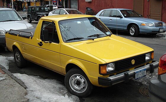 Redécouvrons le monde des "Auto-Camionnette" depuis 1957. 560px-Volkswagen_Rabbit_Pickup