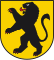 Wappen von Hohenstaufen vor seiner 1971 erfolgten Eingemeindung nach Göppingen.