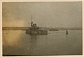 (Warship in Yalta harbor)