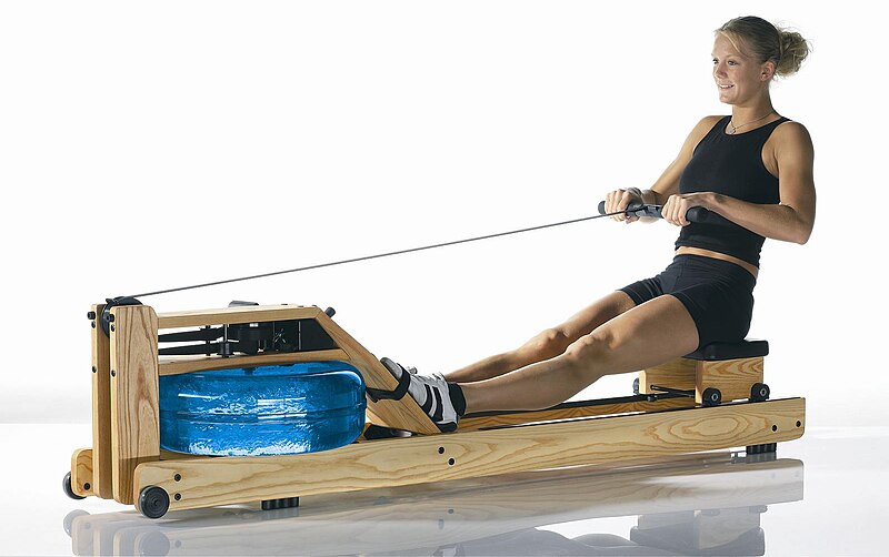 File:WaterRower Rowing Simulator.jpg