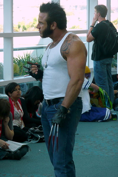 File:Wolverine cosplayer side.jpg