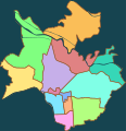 The map of Xuejia District , Tainan City