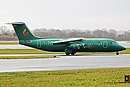 YR-AVR British Aerospace BAe 146-300 Aviro Air (doplňkové tituly PeopleFly) MAN 16FEB17.jpg