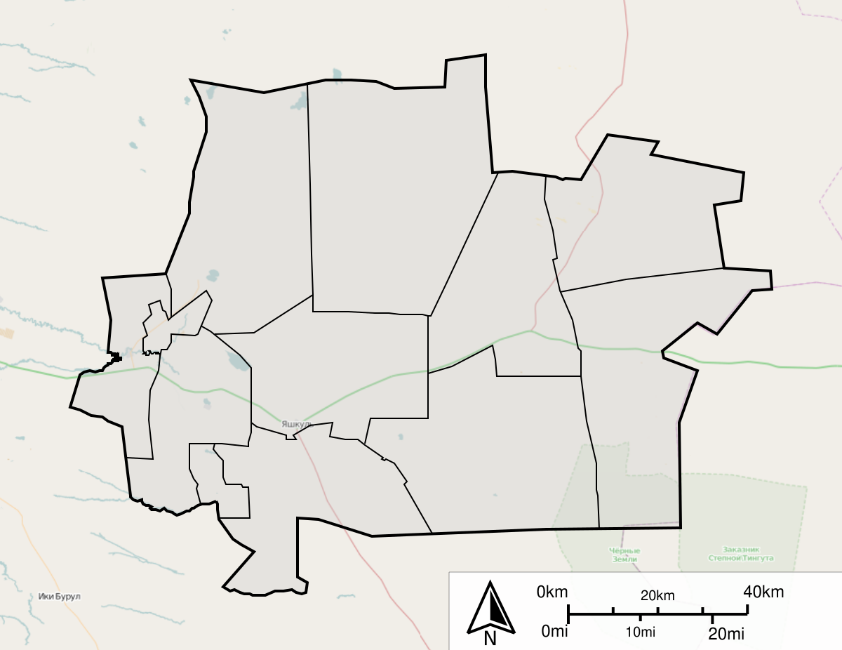 Карта юстинского района калмыкии