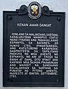 (NHCP Historical Marker) Kenan Aman Dangat.jpg