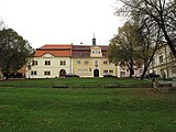 Čeština: Náměstí ve Žluticích. Okres Karlovy Vary, Česká republika.