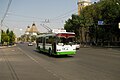 Trolleybussen uit de laatste batches van VZTM, Astrakhan.