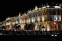 Winter Palace. Last (the fifth, present) has appeared per 1754-1762, a total area of a palace of 60 000 sq.m.